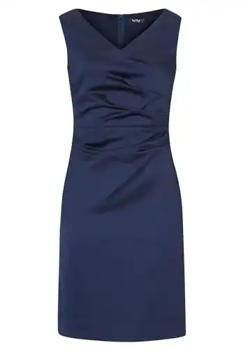 Satin-Kleid von Vera Mont für Damen in Blau, Modell 0058/4822