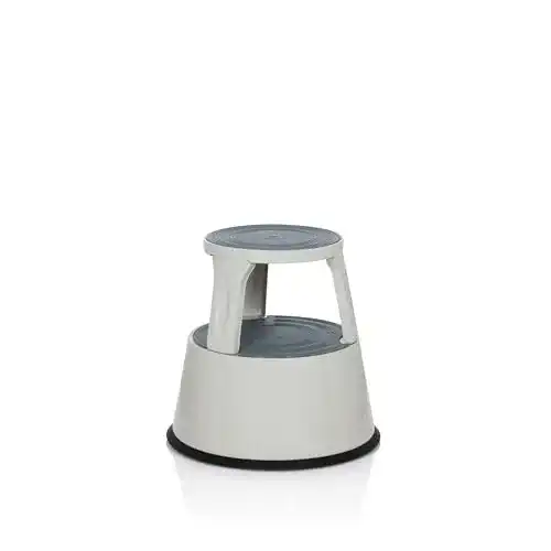 Elefantenfuß-Hocker Hjh Office Tritthocker TIO-M II Metall 42 cm