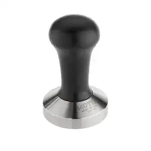 Tamper Motta 8100/B aus Edelstahl mit Holzgriff, 58 mm