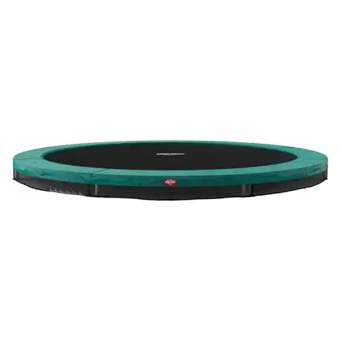 Bodentrampolin Berg Favorit InGround 380 Grün Trampolin für den Garten