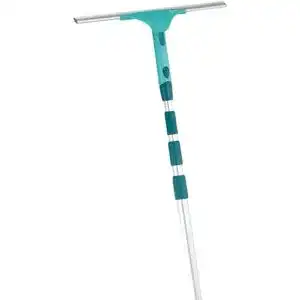 Teleskop Fensterwischer Leifheit Set Window Slider XL mit Mikrofaserbezug