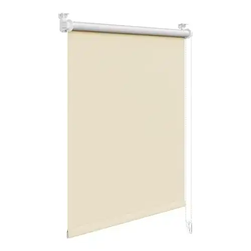 Thermo-Rollo WOLTU Verdunklungsrollo ohne Bohren in Beige