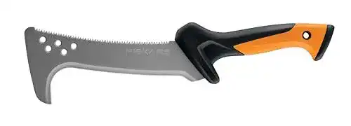 Fiskars Sägehippe mit Holster Multifunktionale Säge für Gartenarbeiten