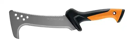 Fiskars Sägehippe mit Holster Multifunktionale Säge für Gartenarbeiten