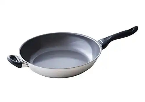 Kelomat Bratpfanne KERAMIKA 32 cm mit Gegengriff aus Edelstahl