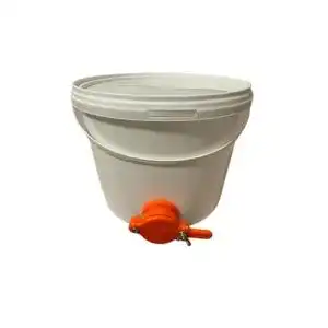 Honigeimer Silplast mit Abfüllhahn und Deckel, 10 Liter