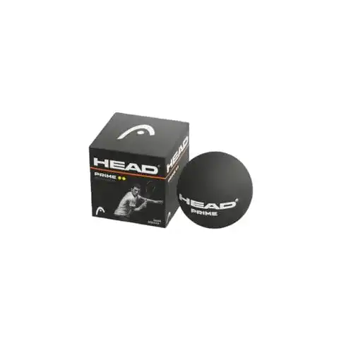 Squashball HEAD Prime Einzelball Schwarz für Training