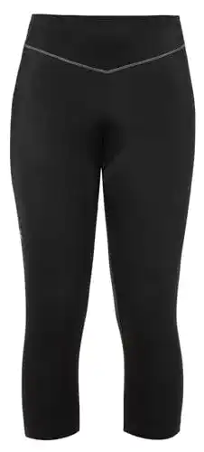 VAUDE Damen Active 3/4 Radhosen für Damen in Schwarz, Größe 38 EU