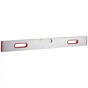 Wasserwaage 2 m Metrica Nivellierungslatte mit Griff, 32670, Rot
