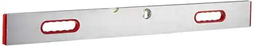 Wasserwaage 2 m Metrica Nivellierungslatte mit Griff, 32670, Rot