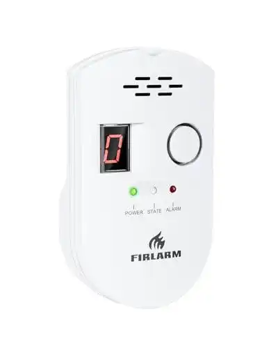 Gasmelder Firlarm für Haushalt: Methan, Propan und Stadtgas