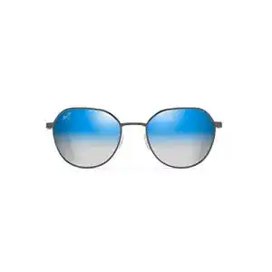 Maui Jim Unisex Sonnenbrille in Blau zu Silber