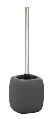 Wenko WC-Garnitur Faro Grey – Keramik WC-Bürstenhalter