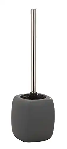 Wenko WC-Garnitur Faro Grey – Keramik WC-Bürstenhalter