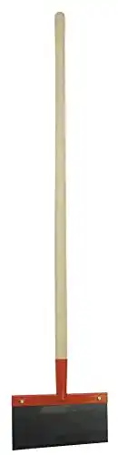 Stoßscharre Kerbl 30 cm mit Stiel und 1 mm Blechstärke