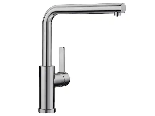 Vorfensterarmatur Blanco Lanora-F Küchenarmatur aus Edelstahl