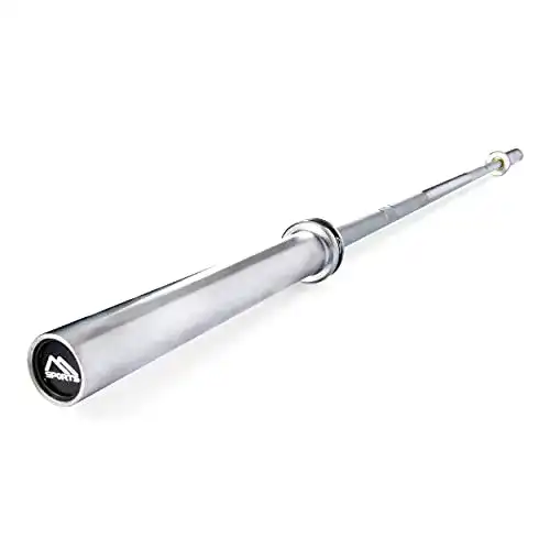 Langhantelstange Msports Olympia Professional Silber Matt