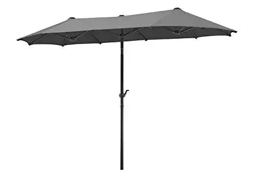Sonnenschirm Schneider Salerno anthrazit 300 x 150 cm