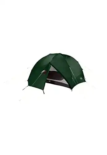 Jack Wolfskin Yellowstone II Vent Kuppelzelt mit zwei Eingängen und Apsiden