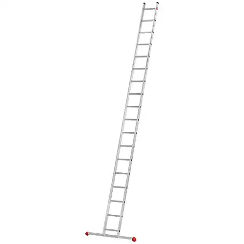 Hailo S60 ProfiStep UNO Anlegeleiter mit 18 Sprossen aus Aluminium