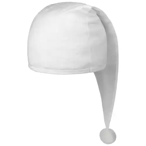 Schlafmütze Lipodo in Weiß für Damen und Herren (56 cm)