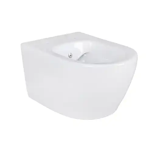 Wand-WC spülrandlos Aloni mit Taharet-Funktion in Weiß