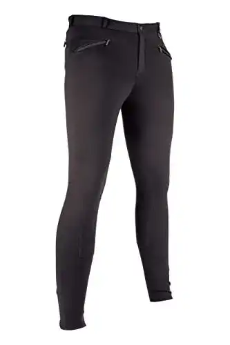 Reithose für Herren von Hkm Basic 9100 in Schwarz, Größe 44