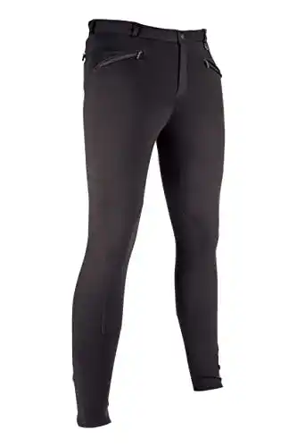 Reithose für Herren von Hkm Basic 9100 in Schwarz, Größe 44