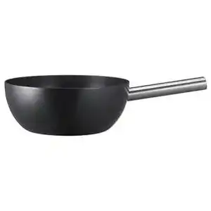 Caquelon Spring 2896600624 Aluminium Induktionsfondue, Edelstahl, schwarz