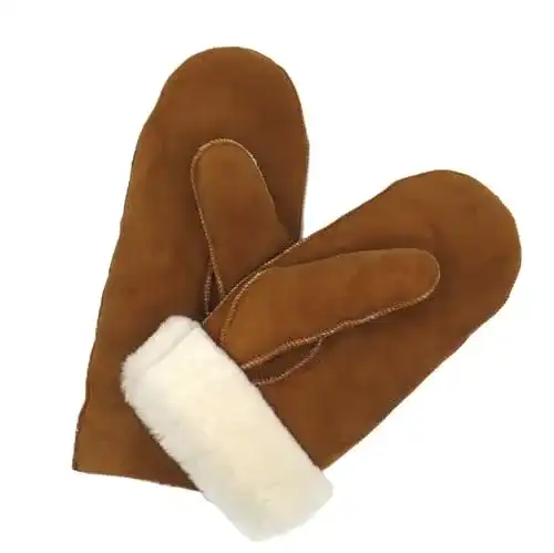 Lammfellhandschuhe aus Merinowolle für Damen in verschiedenen Größen