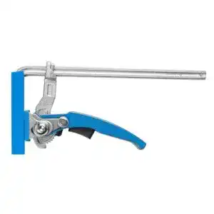 Hebelzwinge Högert Technik 160 mm aus Stahl für präzises Fixieren