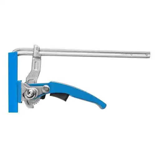 Hebelzwinge Högert Technik 160 mm aus Stahl für präzises Fixieren