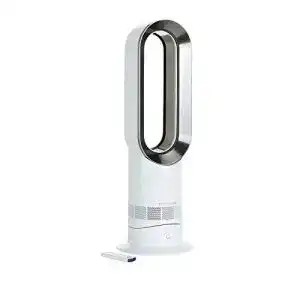 Dyson AM09 Hot and Cool Ventilator in Weiß und Silber