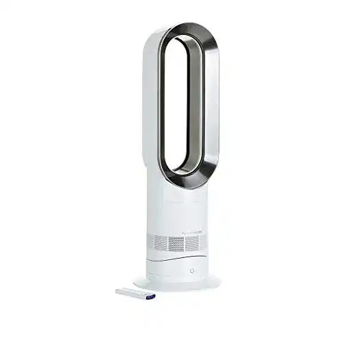 Dyson AM09 Hot and Cool Ventilator in Weiß und Silber