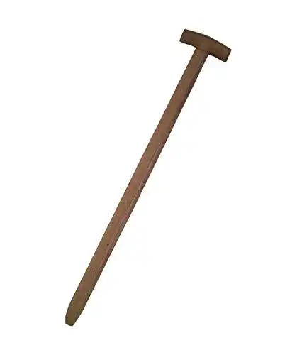 Ersatzstiel für Spaten aus Buche mit T-Griff 850 x 34 mm