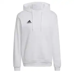 adidas Entrada 22 Sweat Hoodie für Herren in Weiß/Schwarz, Größe M