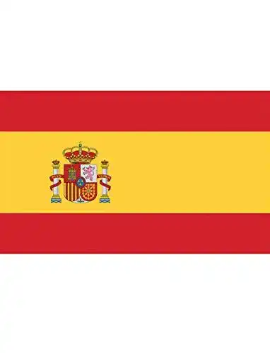 Spanien Flagge Trendclub100 Fahne „Spanien Spain ES“ 150×90 cm / 90×150 cm