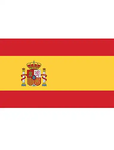 Spanien Flagge Trendclub100 Fahne „Spanien Spain ES“ 150×90 cm / 90×150 cm