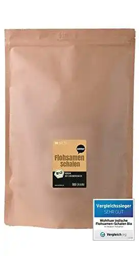 Bio Flohsamen Schalen Indisch 900g Rohkostqualität