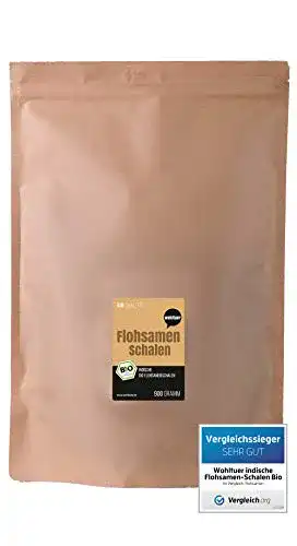 Bio Flohsamen Schalen Indisch 900g Rohkostqualität
