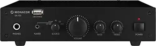 HiFi-Verstärker Monacor SA-100 kompakter Universalverstärker