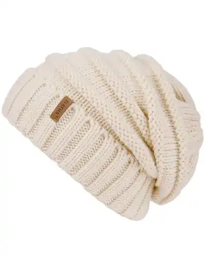 Beanie Furtalk Gestrickte Wintermütze Unisex in Einheitsgröße