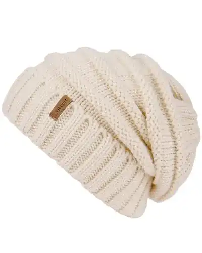 Beanie Furtalk Gestrickte Wintermütze Unisex in Einheitsgröße
