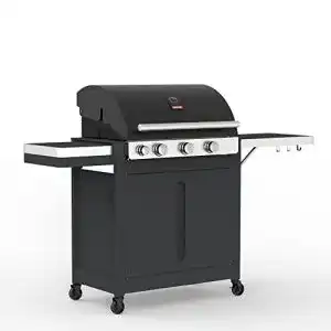 Barbecook Gasgrillwagen Stella 3201 mit 3 Brennern und Seitenbrenner