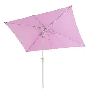 Mendler Sonnenschirm N23 quadratisch 2x3m mit UV-Schutz 50+