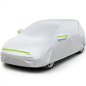 Favoto Auto Abdeckplane für Schrägheck-Autos 370-400 cm