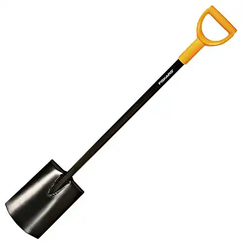 Fiskars Gärtnerspaten für weiche Böden, rund, 117 cm