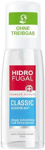 Hidrofugal Classic Zerstäuber 75 ml – Starkes Anti-Transpirant
