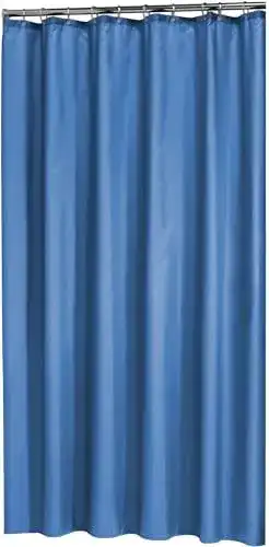 Duschvorhang Sealskin Textil Madeira in Blau, 180 x 200 cm