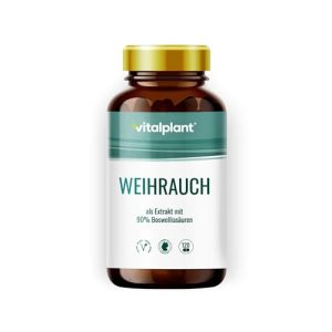 Vitalplant Weihrauchkapseln mit Boswellia Serrata, hochdosiert